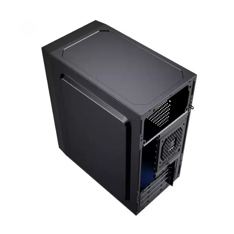 Gembird Fornax K300 caja de PC Mini Tower, Micro-ATX/Mini-ITX, 2x USB 3.0 + 2x USB 2.0, HD Audio, sin fuente de alimentación, SPCC, 2,17 kg, negra