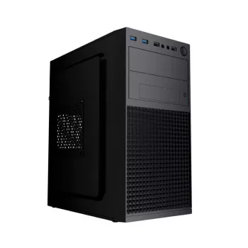 Caja de PC GEMBIRD Fornax K300 Mini Tower — Mini-ITX/Micro ATX, SPCC, 2,17 kg, USB 3.2, 1 bahía de 2,5 pulgadas, 4 ranuras de expansión