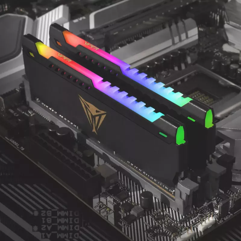Patriot Viper Steel RGB DDR4 32GB (2x16GB) 3200MHz kit de memoria