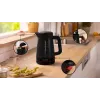 Hervidor eléctrico Bosch MyMoment TWK3M123 — 1,7 L, 2400 W, negro