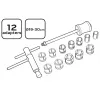 Juego de herramientas para mecánico NEO tools 10-506 1 ud.