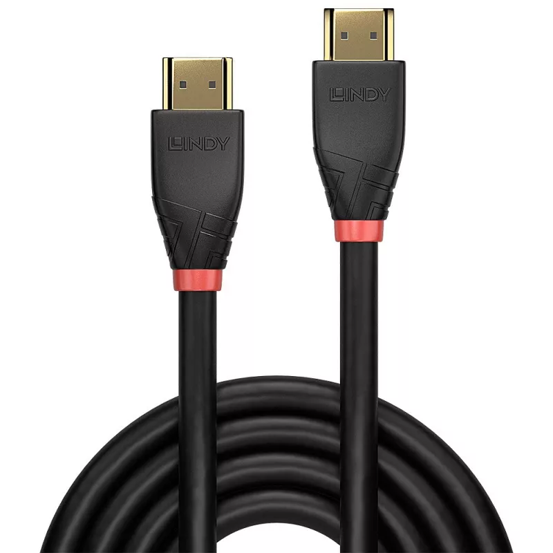 Lindy cable HDMI 18G activo de 15 m, 15 m, HDMI Type-A (estándar), HDMI Type-A (estándar), 18 Gbit/s, negro