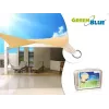 GreenBlue GB505 protección solar UV 5 m toldo cuadrado de poliéster para exterior