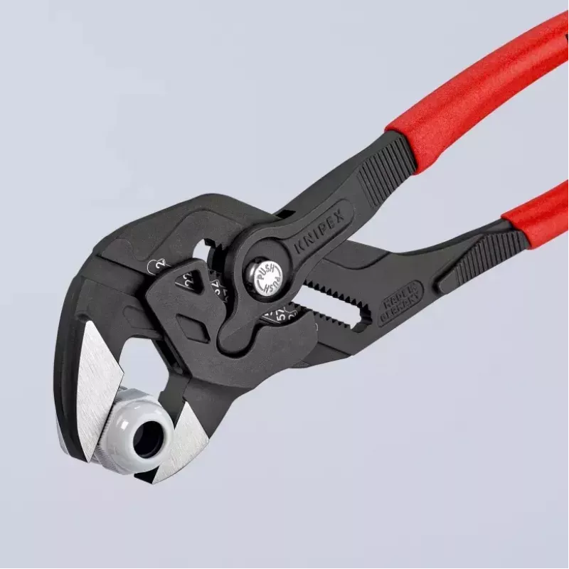 Alicate Knipex 86 01 300 grosor de mordaza 9,5 mm tamaño máximo de tuerca 6,8 cm