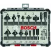 Bosch 2 607 017 471 Fresadora, juego de fresas 15 piezas
