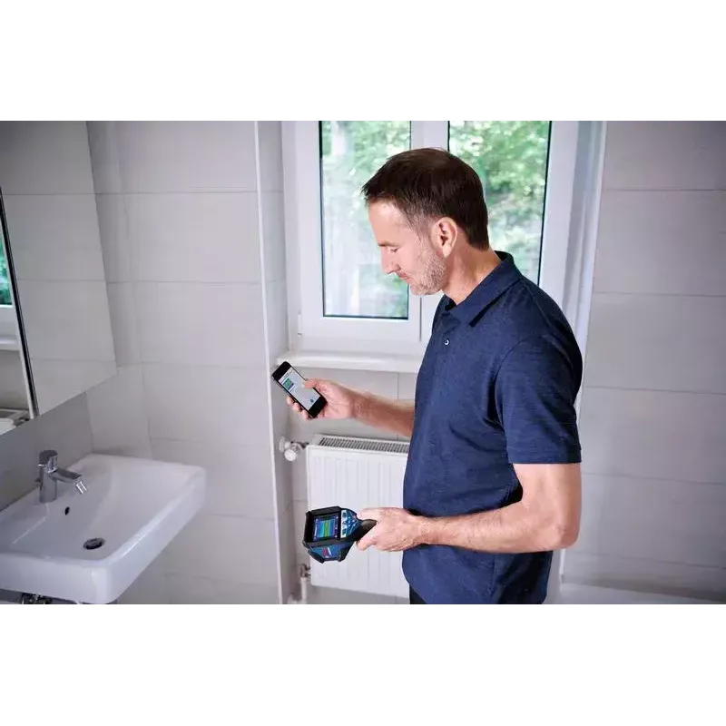 Bosch GTC 600 C Diferencia de temperatura equivalente al ruido (NETD) IR Negro, Azul 256 x 192 píxeles Pantalla LCD integrada
