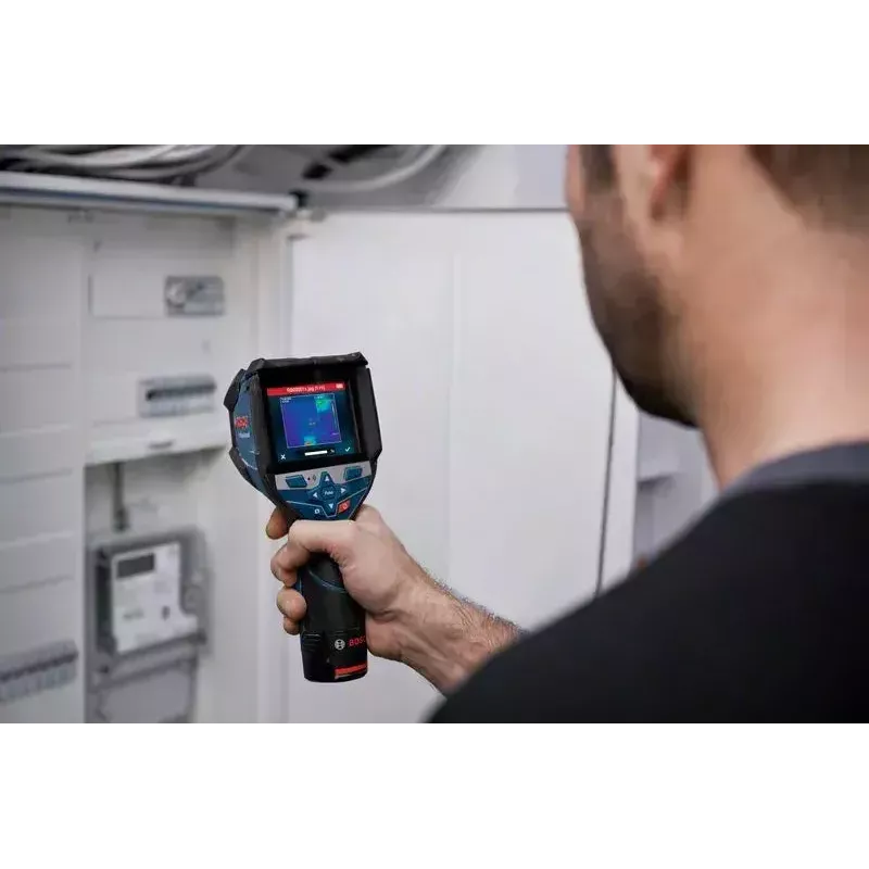 Bosch GTC 600 C Diferencia de temperatura equivalente al ruido (NETD) IR Negro, Azul 256 x 192 píxeles Pantalla LCD integrada