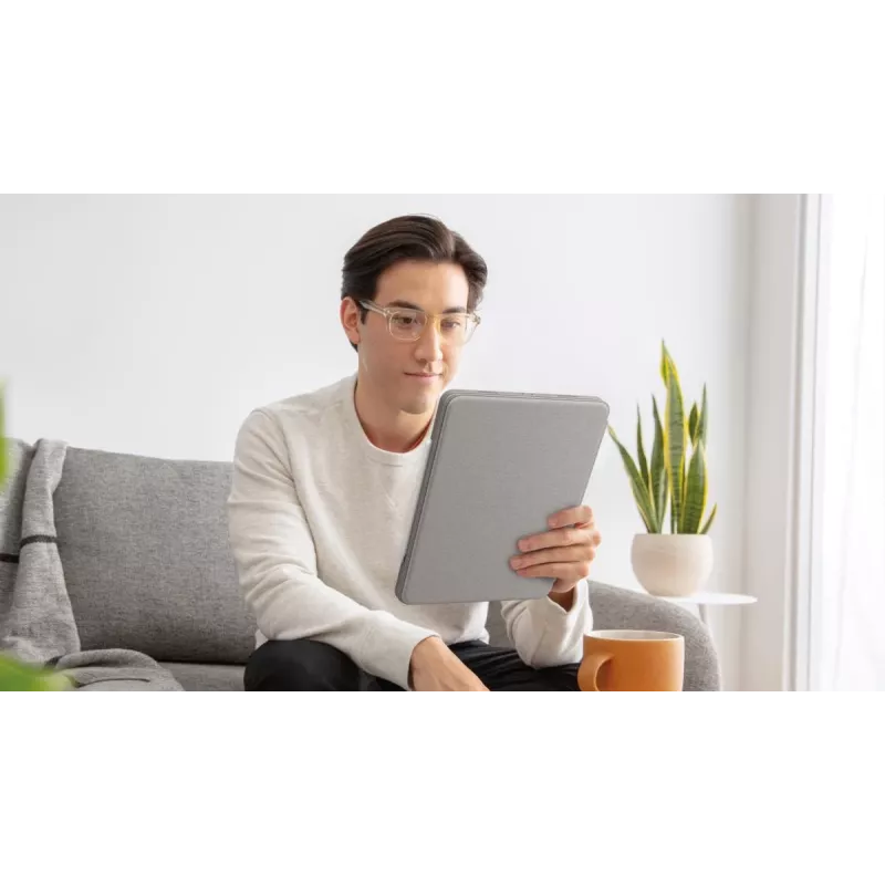 LOGITECH Combo Touch - Sand para iPad Pro 12,9 inch (5.ª gen.) - US International QWERTY