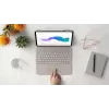 LOGITECH Combo Touch - Sand para iPad Pro 12,9 inch (5.ª gen.) - US International QWERTY