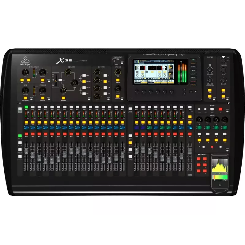 Mezclador de audio Behringer X32 40 canales 10 - 22000 Hz Negro