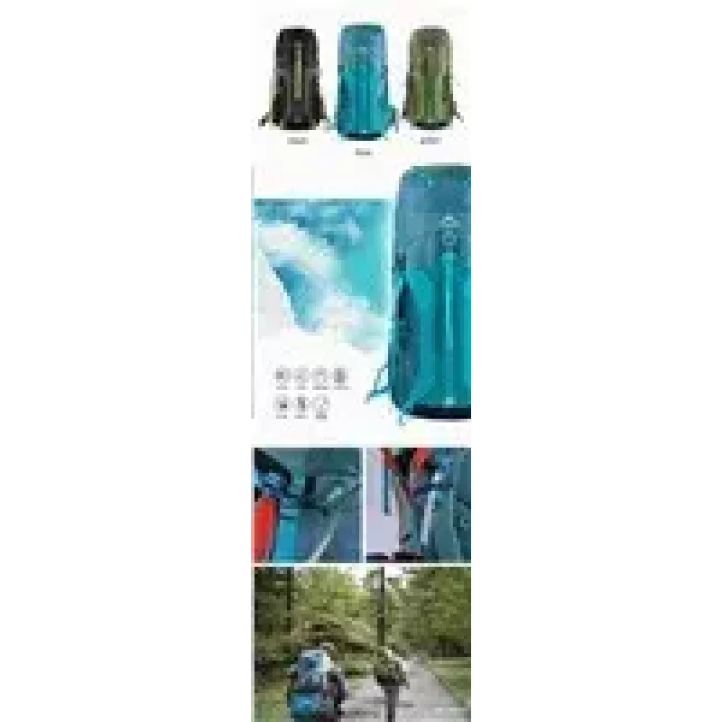 Mochila de senderismo Naturehike NH16Y020-Q 55 l repelente al agua ligera