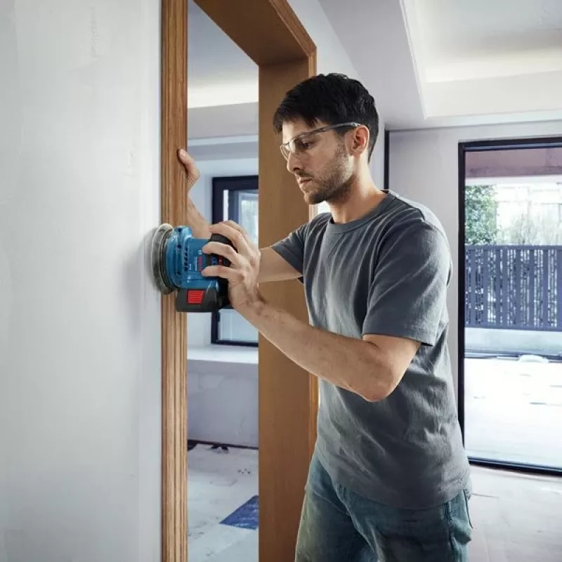 Bosch GEX 185-LI Professional lijadora excéntrica 10000 OPM azul