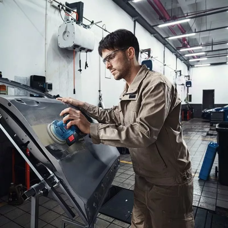 Bosch GEX 185-LI Professional lijadora excéntrica 10000 OPM azul