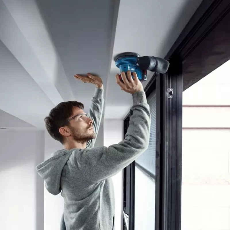 Bosch GEX 185-LI Professional lijadora excéntrica 10000 OPM azul