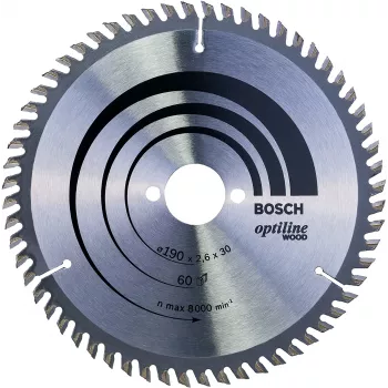 Hojas de sierra circular Bosch Optiline Wood 2608641188
