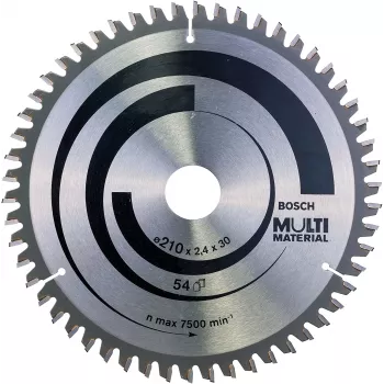 Hojas de sierra circular Bosch Multi-Material, aluminio, 21 cm, Bosch, 235 g, 1 ud.