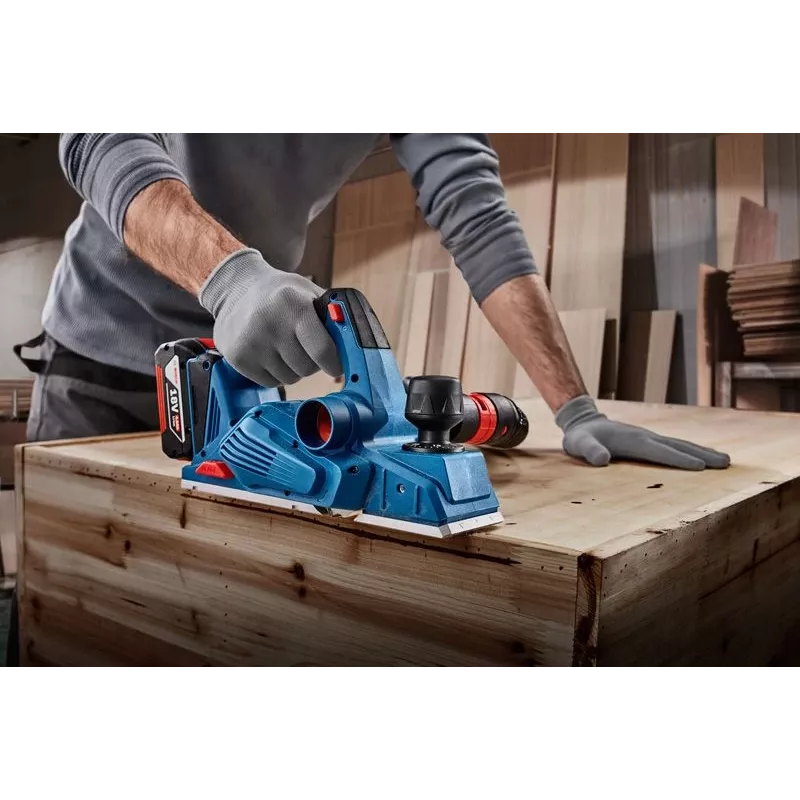 Bosch GHO 185-LI negro, azul 14000 RPM