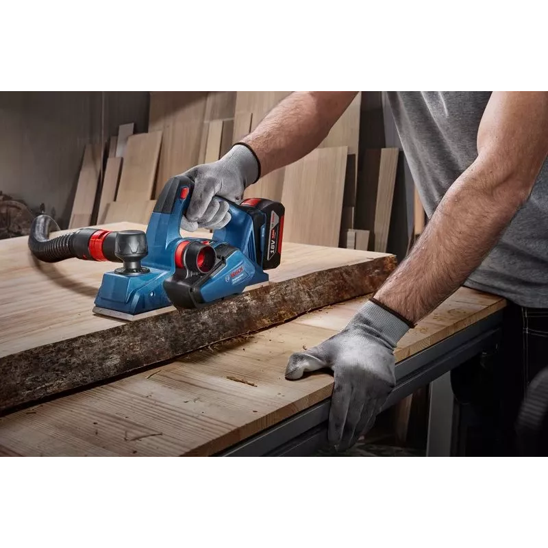 Bosch GHO 185-LI negro, azul 14000 RPM