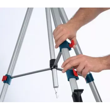 Bosch BT 250 Professional trípode para nivel láser 3 patas azul, blanco