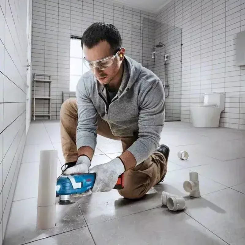 Bosch GOP 185-LI multicortadora inalámbrica 18 V, negro, azul
