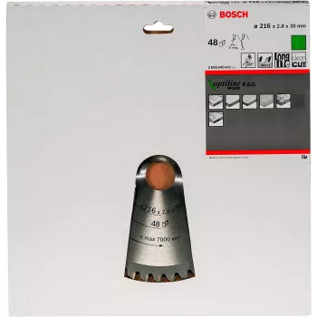 Bosch Optiline Wood 2608640641 disco de sierra circular para madera