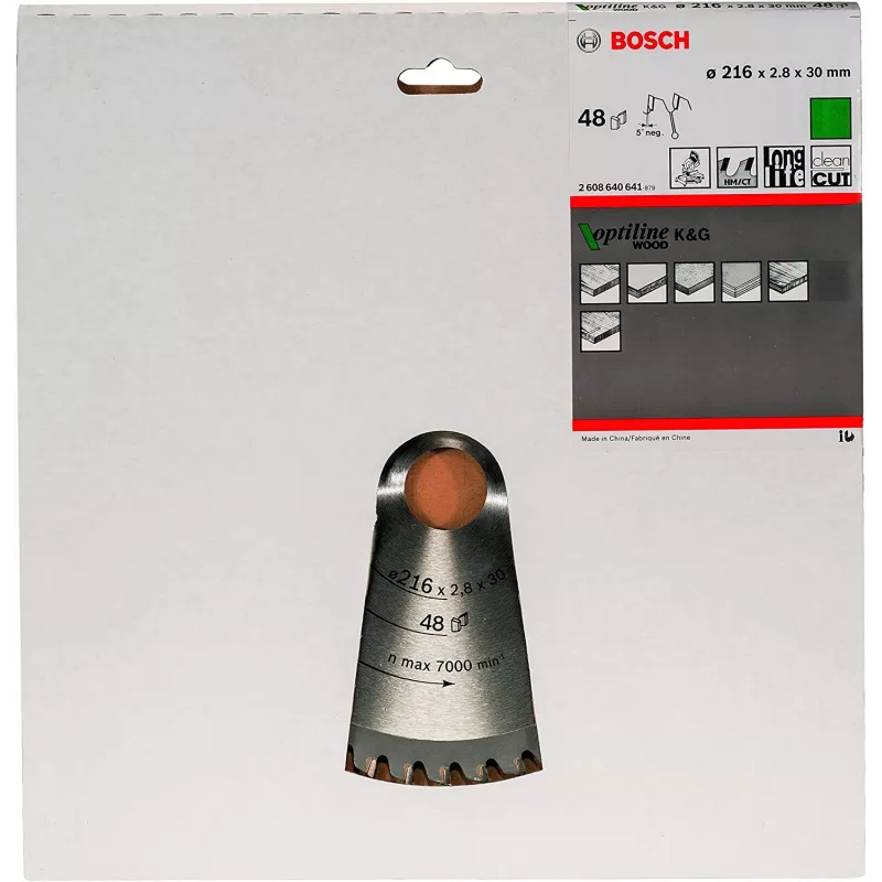 Bosch Optiline Wood 2608640641 disco de sierra circular para madera