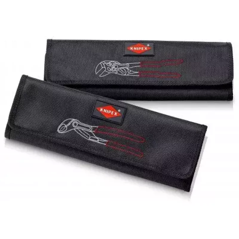 Knipex 00 19 55 S6 juego de llaves de pinza, 3 piezas, en bolsa plegable, rojo