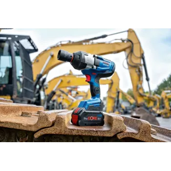 Atornillador de impacto a batería Bosch GDS 18V-1600 HC — 1600 Nm de par, sistema de batería 18V