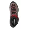 Salewa MTN Trainer Mid GTX Hombre Adulto Charcoal Gris Rojo Piel Ante Vibram
