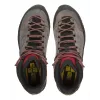 Salewa MTN Trainer Mid GTX Hombre Adulto Charcoal Gris Rojo Piel Ante Vibram