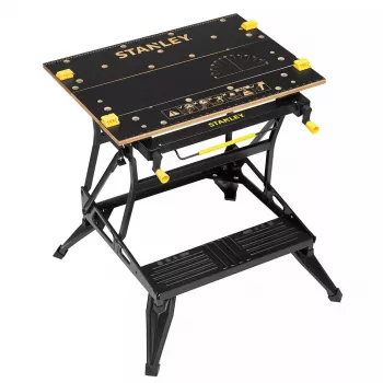 Banco de trabajo para madera Stanley STST83800-1 Bambú Acero Negro Amarillo 625 mm