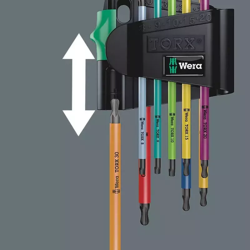 Llave en L TORX Wera 967/9 TX BO
