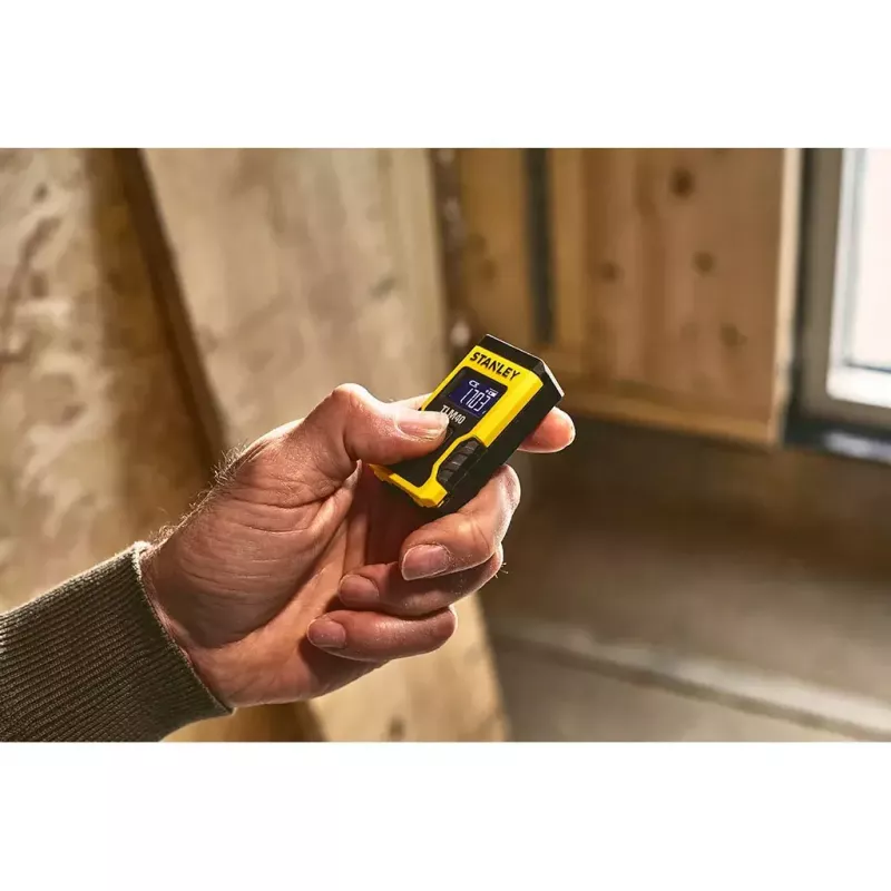 Medidor de distancias Stanley STHT77666-0 negro amarillo 0,165-12m LCD