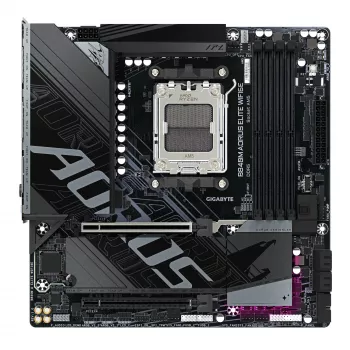 Placa base GIGABYTE B840M AORUS ELITE WIFI6E - CPUs AMD Ryzen 9000, VRM de 10+2+2 fases, hasta 8200MHz DDR5(O.C), 2xPCIe 4.0 M.2, Wi-Fi 6E, LAN 2.5GbE, USB 3.2 Gen 2