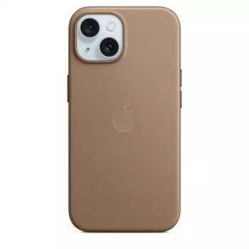Apple Funda FineWoven con MagSafe iPhone 15 Taupe