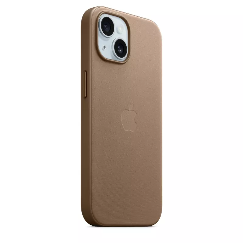 Apple Funda FineWoven con MagSafe iPhone 15 Taupe
