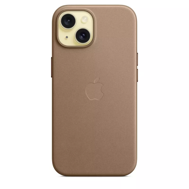 Apple Funda FineWoven con MagSafe iPhone 15 Taupe