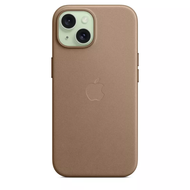 Apple Funda FineWoven con MagSafe iPhone 15 Taupe
