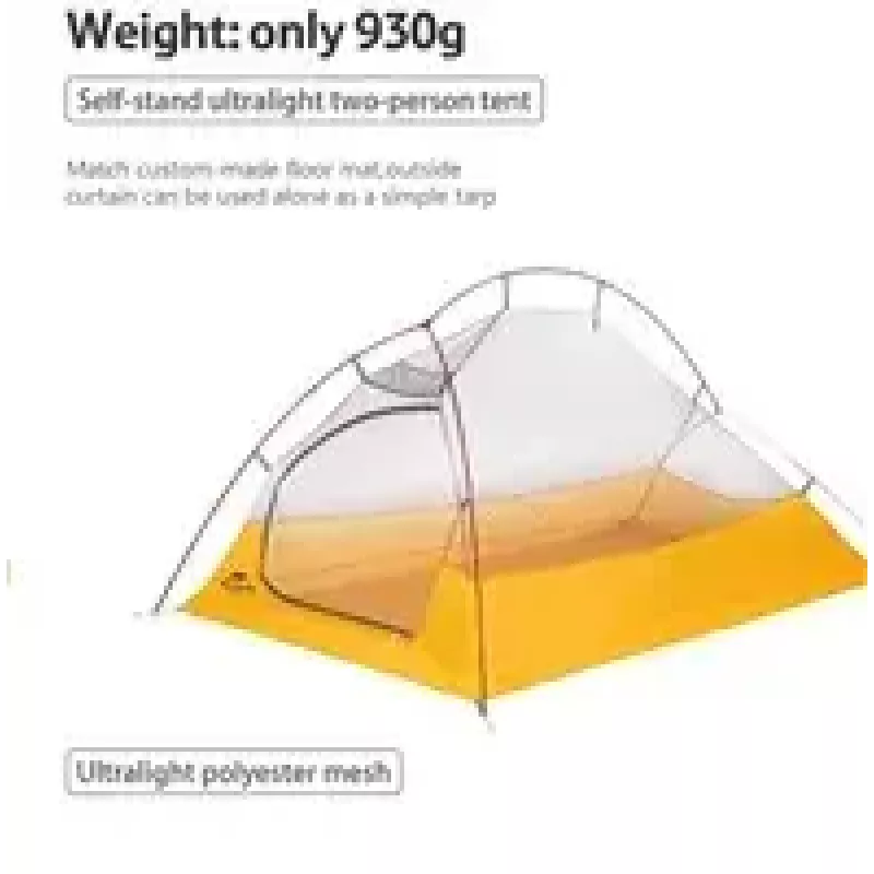 Tienda de campaña Naturehike Cloud UP 2 10D NH19ZP017 tienda ultraligera impermeable para 2 personas