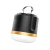 EcoFlow SCLI-B linterna de camping con batería, 400 lm, 3600 mAh, entrada USB-C, carcasa de ABS+TPR, IP54, negro/dorado/blanco