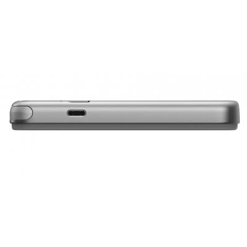 Batería externa EcoFlow Rapid 5000 (iones de litio 5000 mAh, carga rápida PD, 30 W total, inalámbrica, USB-C, plateada)