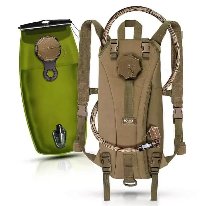 Mochila de hidratación Source Tactical 3L Modelo 4000330203 con depósito de agua para uso exterior y táctico