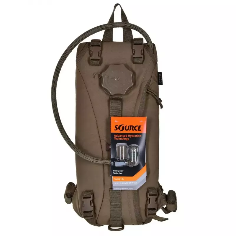 Mochila de hidratación Source Tactical 3L Modelo 4000330203 con depósito de agua para uso exterior y táctico