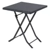 Conjunto de muebles de jardín Extralink L-0201P — 2 sillas y mesa negra