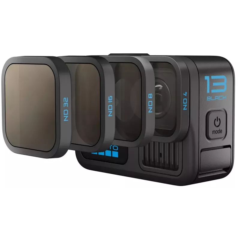 Set de filtros ND pack de 4 GoPro HERO13 AENDF-001 — cuatro filtros de densidad neutra para HERO13