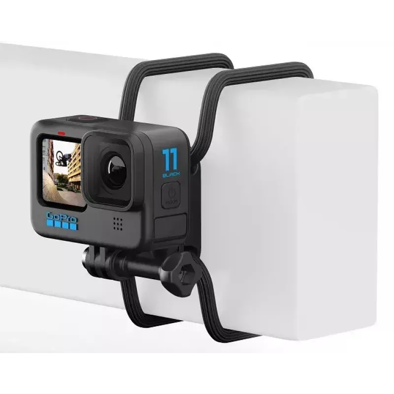 Set de soportes GoPro Flexible Grip Mount para todas las cámaras HERO, plástico negro