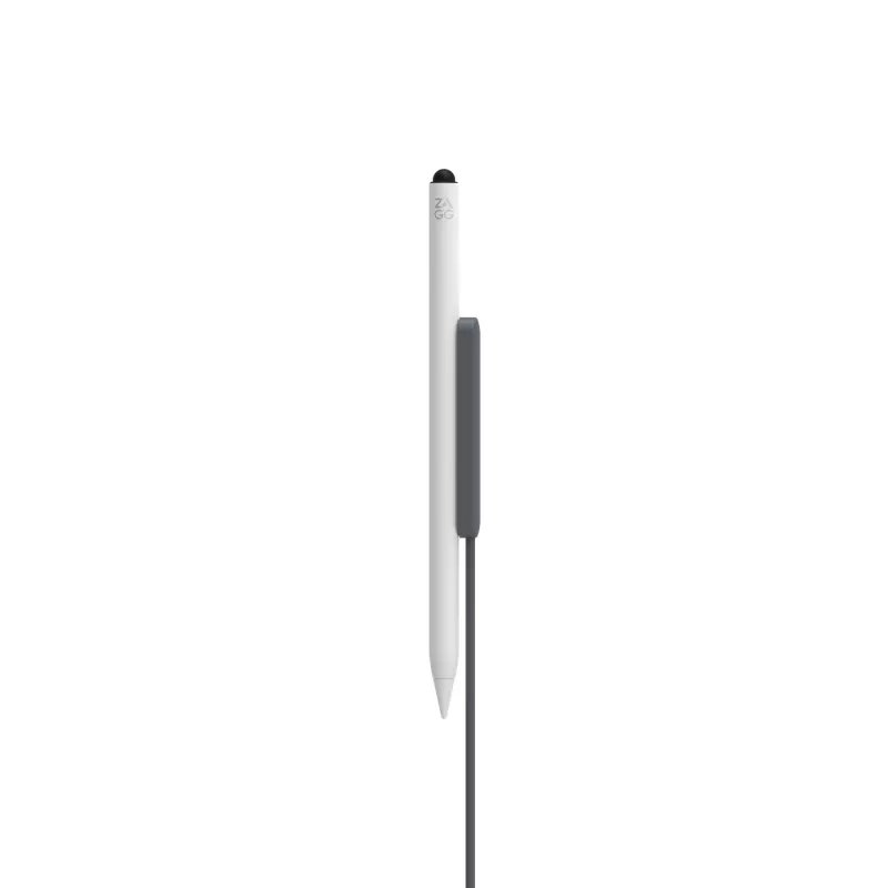 Lápiz táctil ZAGG Pro Stylus 2 blanco compatible con tablet Apple