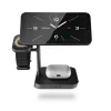 Cargador de oficina ZENS Pro 3 negro carga inalámbrica rápida interior AC