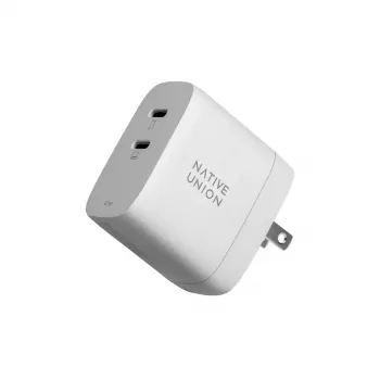 Cargador móvil Native Union FAST-PD67-WHT-INT 2 USB Type-C carga rápida