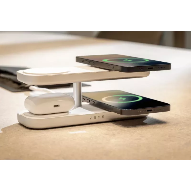 ZENS Quattro Wireless Charger Pro 4 blanco